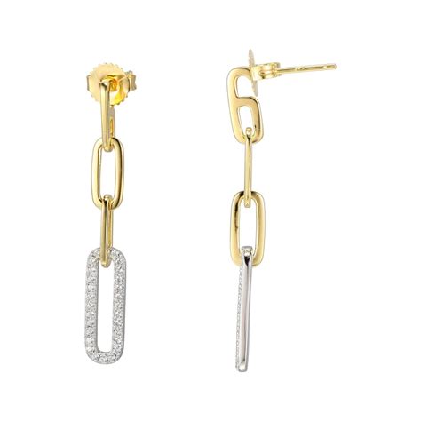 paperclip earrings dior|Dior designer earrings.